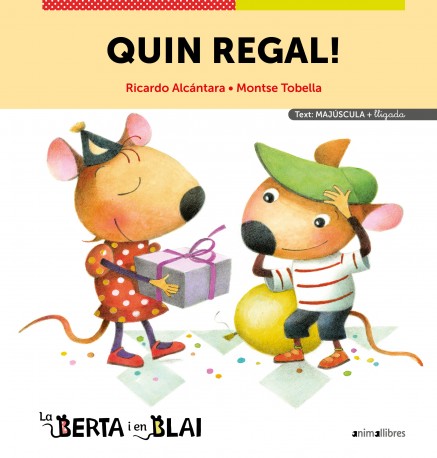 Quin regal! (majúscules + lligada)