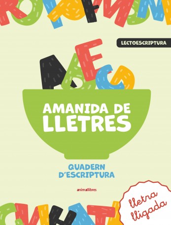 Amanida de lletres. Quadern d'escriptura