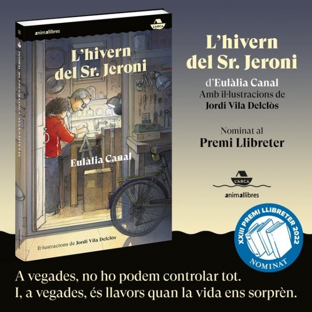 «L'hivern del Sr. Jeroni», d'Eulàlia Canal, nominada al Premi Llibreter 2022!
