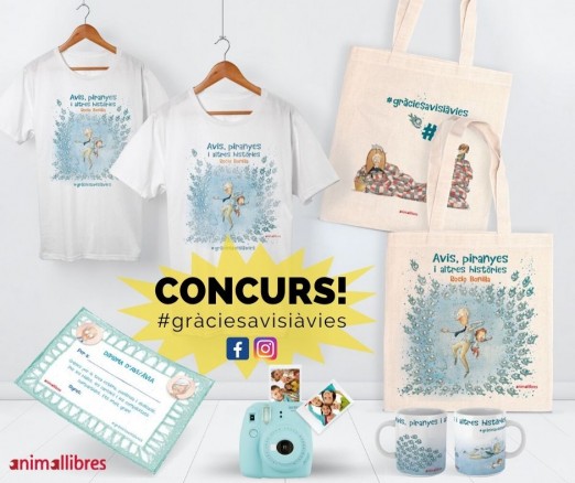 Participa al concurs del nou àlbum de la Rocio Bonilla! #gràciesavisiàvies