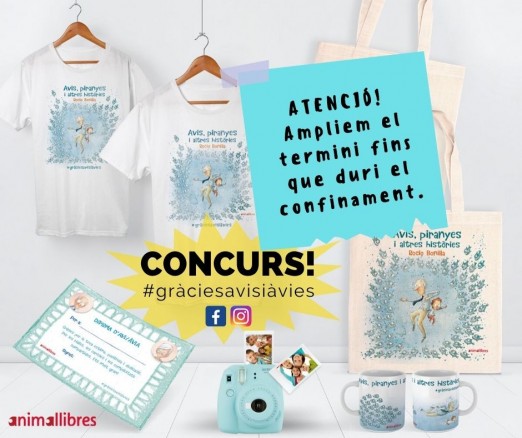 Ampliem el termini per participar al concurs #gràciesavisiàvies!