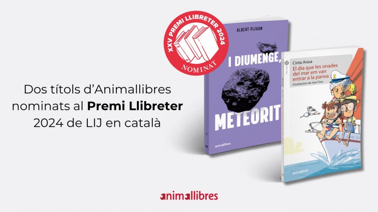 Dos títols d'Animallibres, nominats al Premi Llibreter 2024